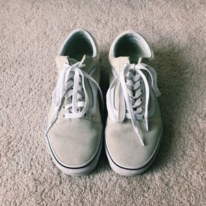 tan Vans sneakers
